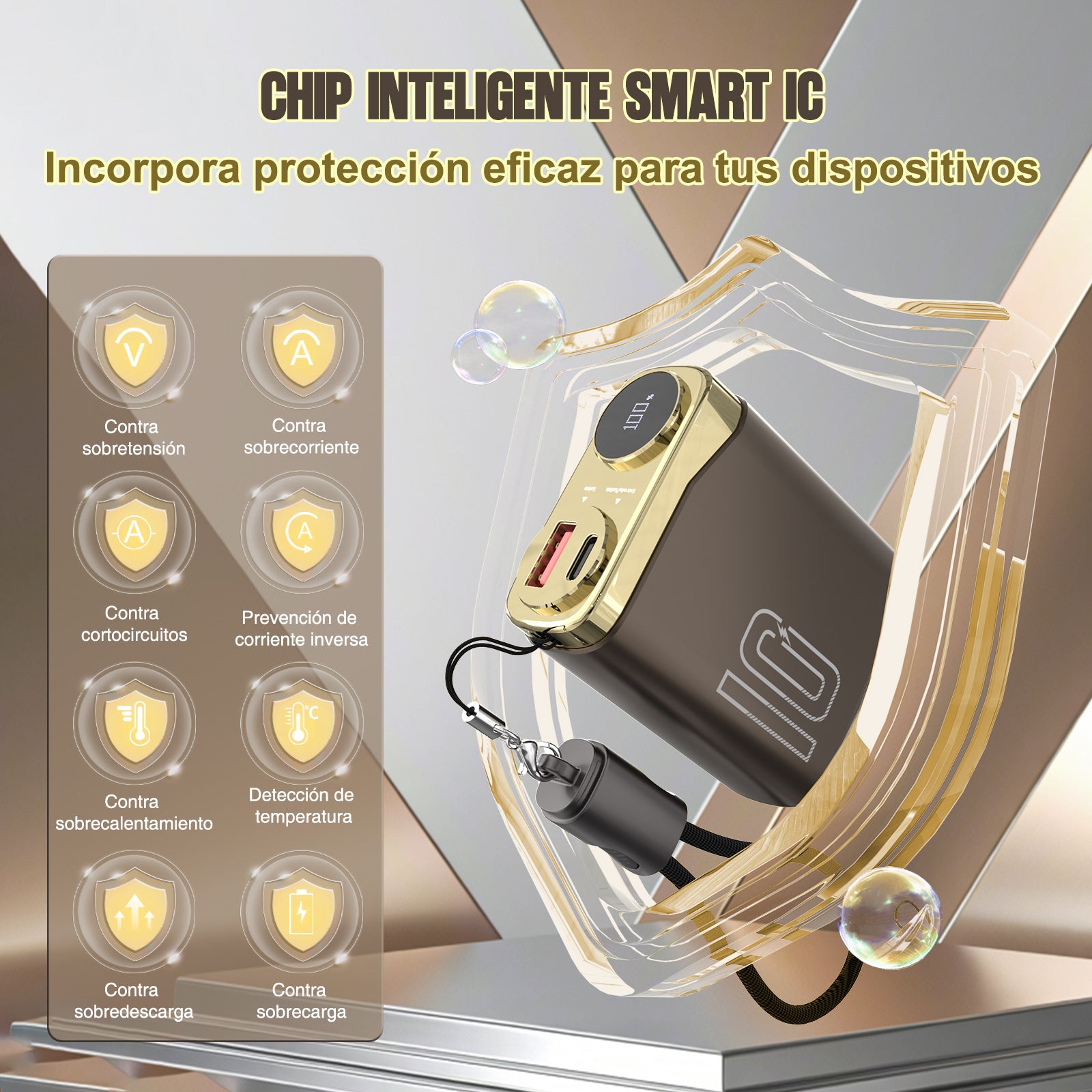 GENGXIN® Powerbank-GX-PD10D - (Sólo para exhibición)