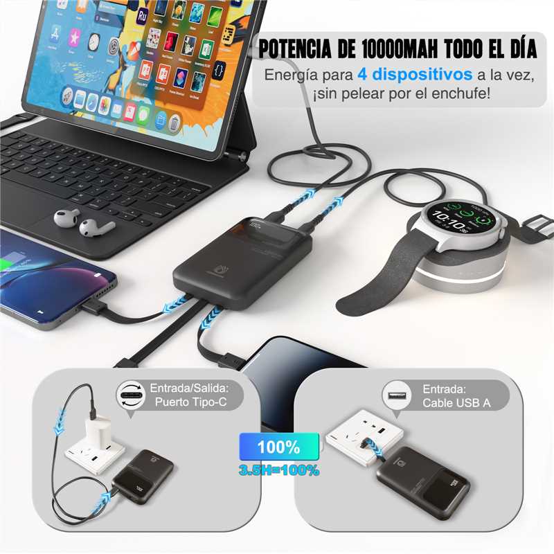 GENGXIN® Powerbank-GX-PD10C - (Sólo para exhibición)
