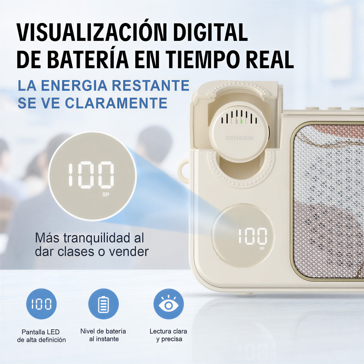 GENGXIN® Bocina Inalambrica GX-B12 - (Sólo para exhibición)