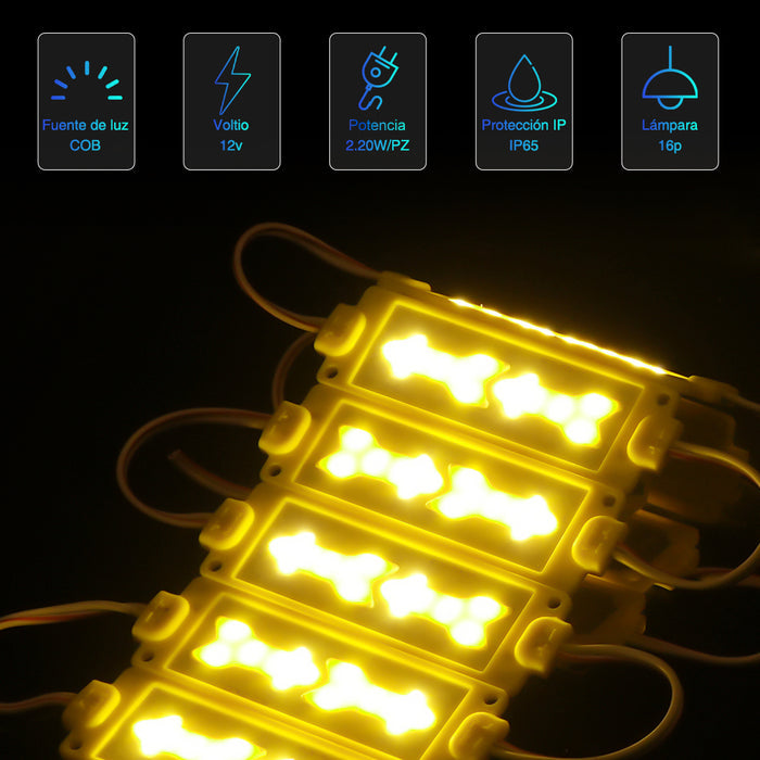 GENGXIN® Módulo LED 21 de 10 pzas, Amarillo Y Rojo