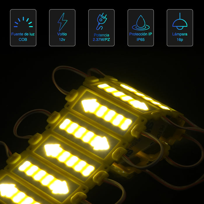GENGXIN® Módulo LED 23 de 10 pzas, Amarillo Y Rojo