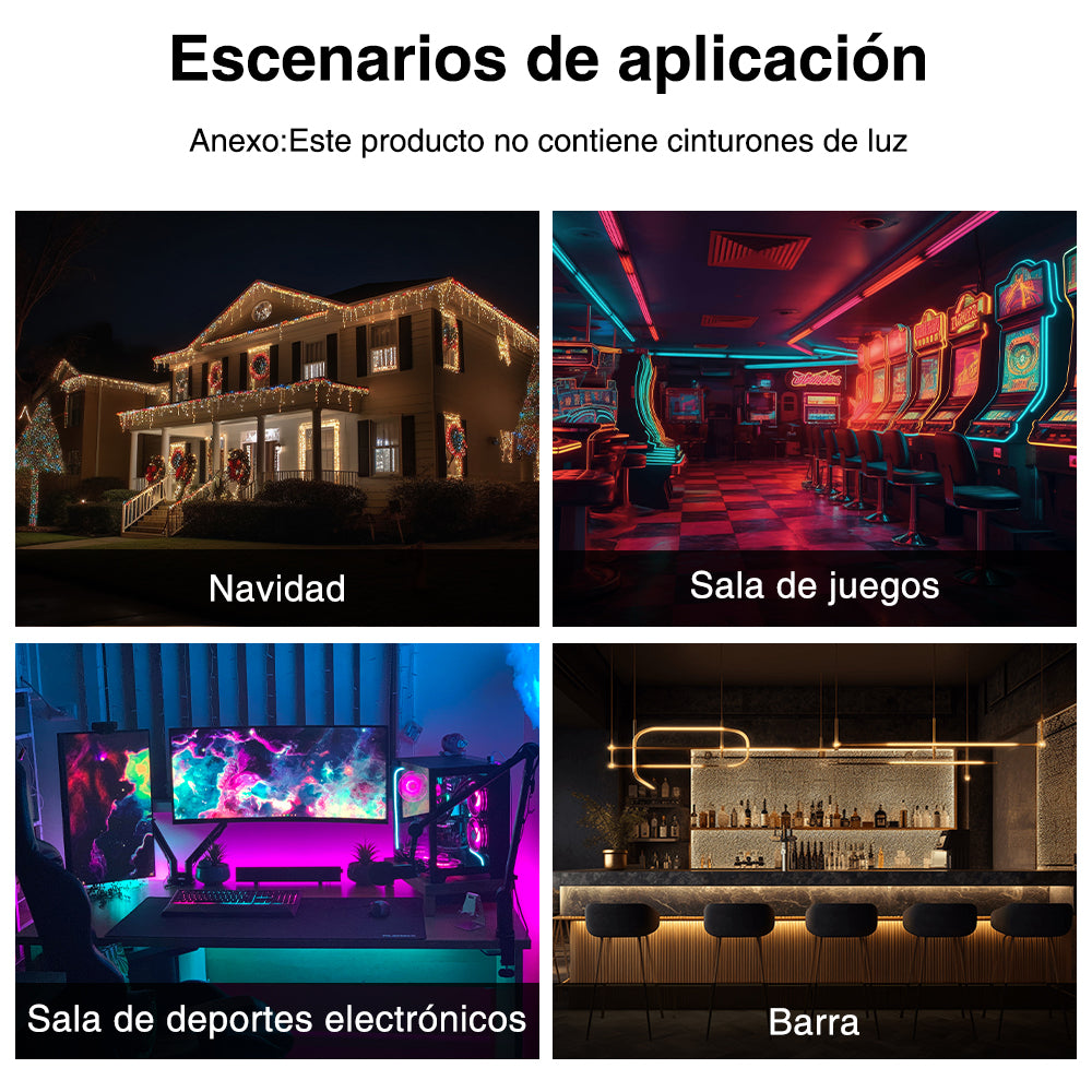 GENGXIN® Conector adaptador de tira de luz - 10 Piezas