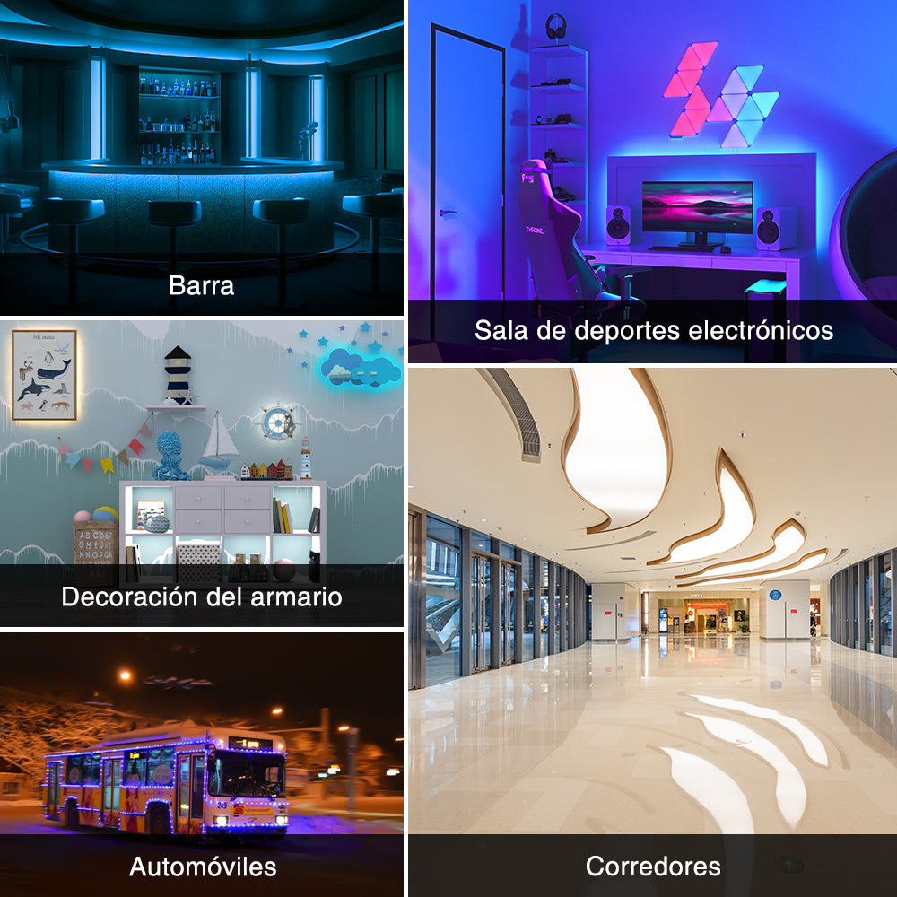 GENGXIN® Módulo LED 12 de 20 pzas, RGB con 7 Colores