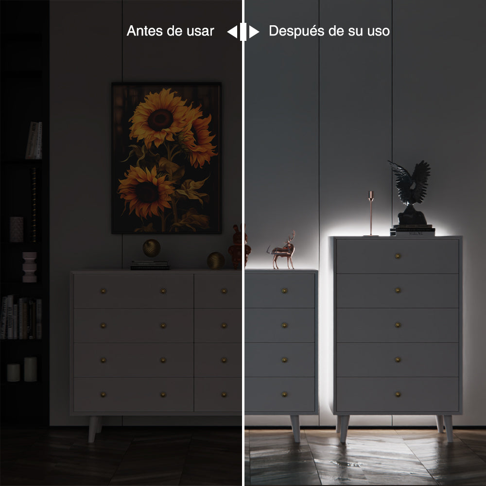 GENGXIN® Conector de tira de LED 4PIN 10MM L RIGIDO-10 piezas