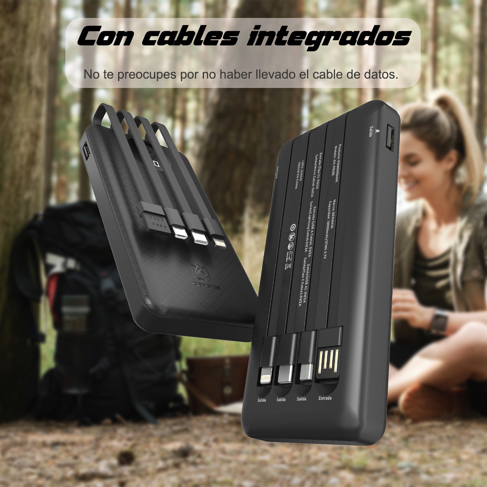 GENGXIN® Powerbank-GX-PB10C - (Sólo para exhibición)