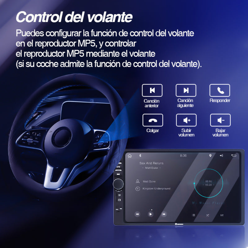 GENGXIN® Estéreo de coche con pantalla táctil dual MP5 - (Sólo para exhibición)