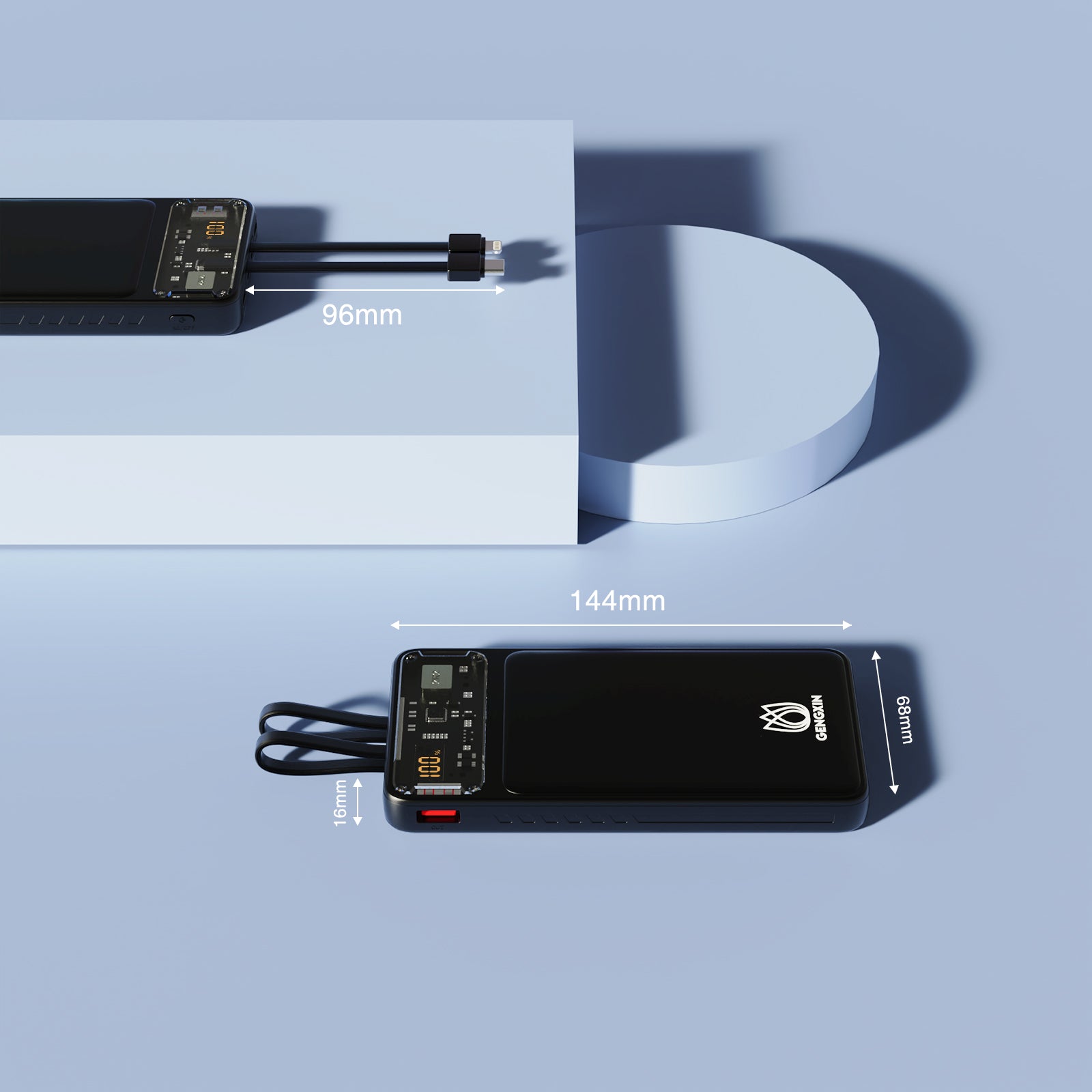 GENGXIN® PowerBank-GX-PD10A/PD20A - (Sólo para exhibición)