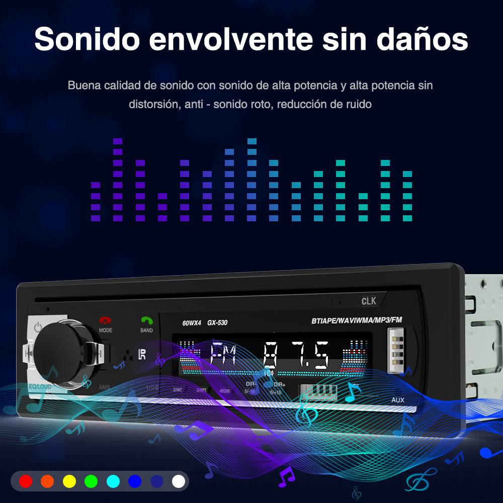 GENGXIN® Auto Estereo Bluetooth MP3--MP3 GX-530 - (Sólo para exhibición)