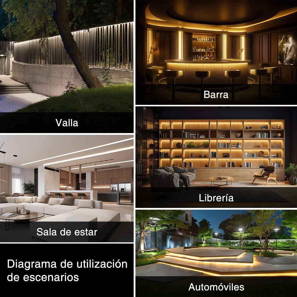 GENGXIN® Tira de LED Flex 24V COB/280P - 10mts