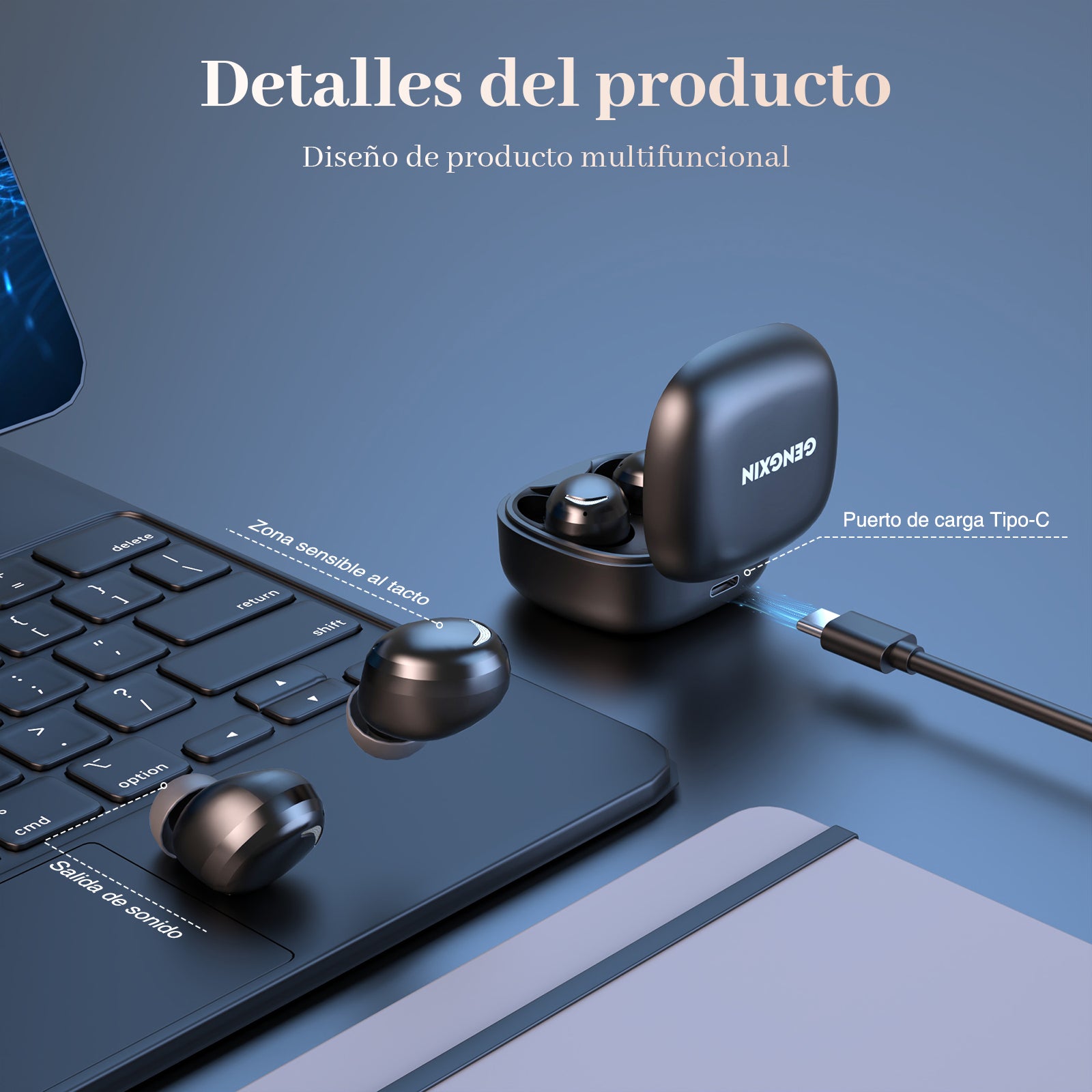 GENGXIN® Audifonos Inalambricos GX-T03