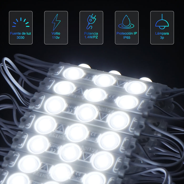 GENGXIN® Módulo LED 110V 6 de 20 pzas, varios colores