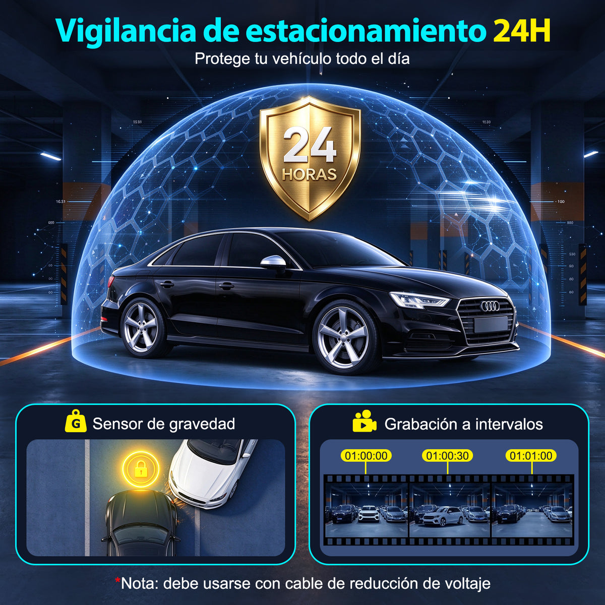 GENGXIN® Grabadora Para Auto-GX-GR04- (Sólo para exhibición)