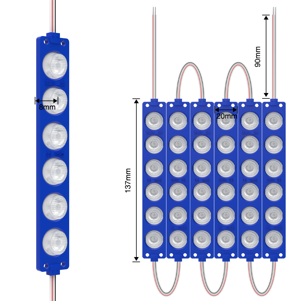 GENGXIN® Módulo LED 16 de 20 pzas ,varios colores