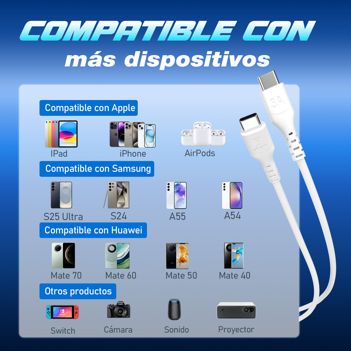 GENGXIN® Cable-GX-150 - (Sólo para exhibición)