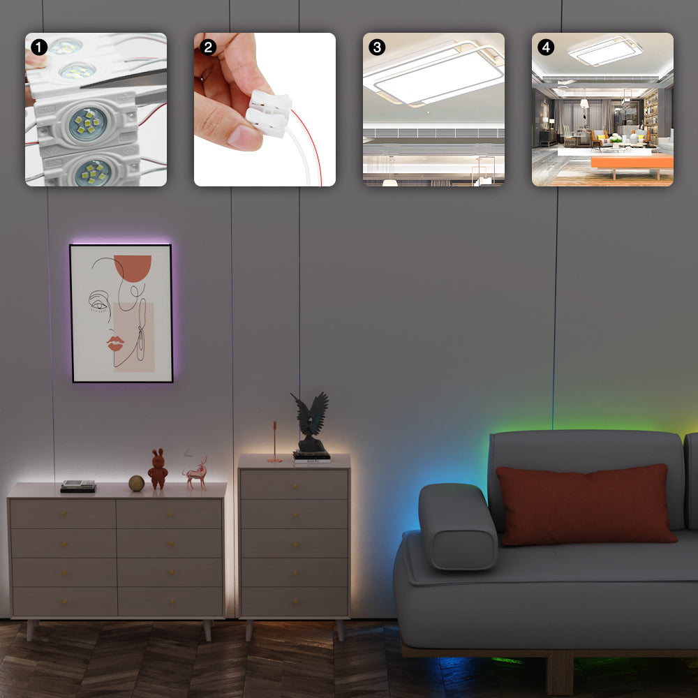 GENGXIN® Módulo LED 110V 3 de 20 pzas, varios colores