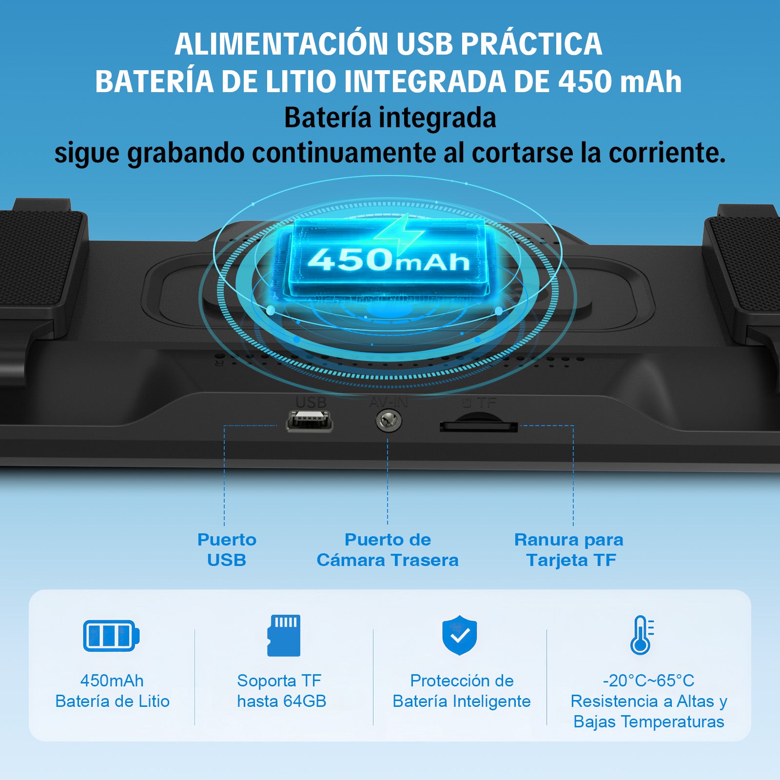GENGXIN® Grabadora Para Auto-GX-GR01- (Sólo para exhibición)