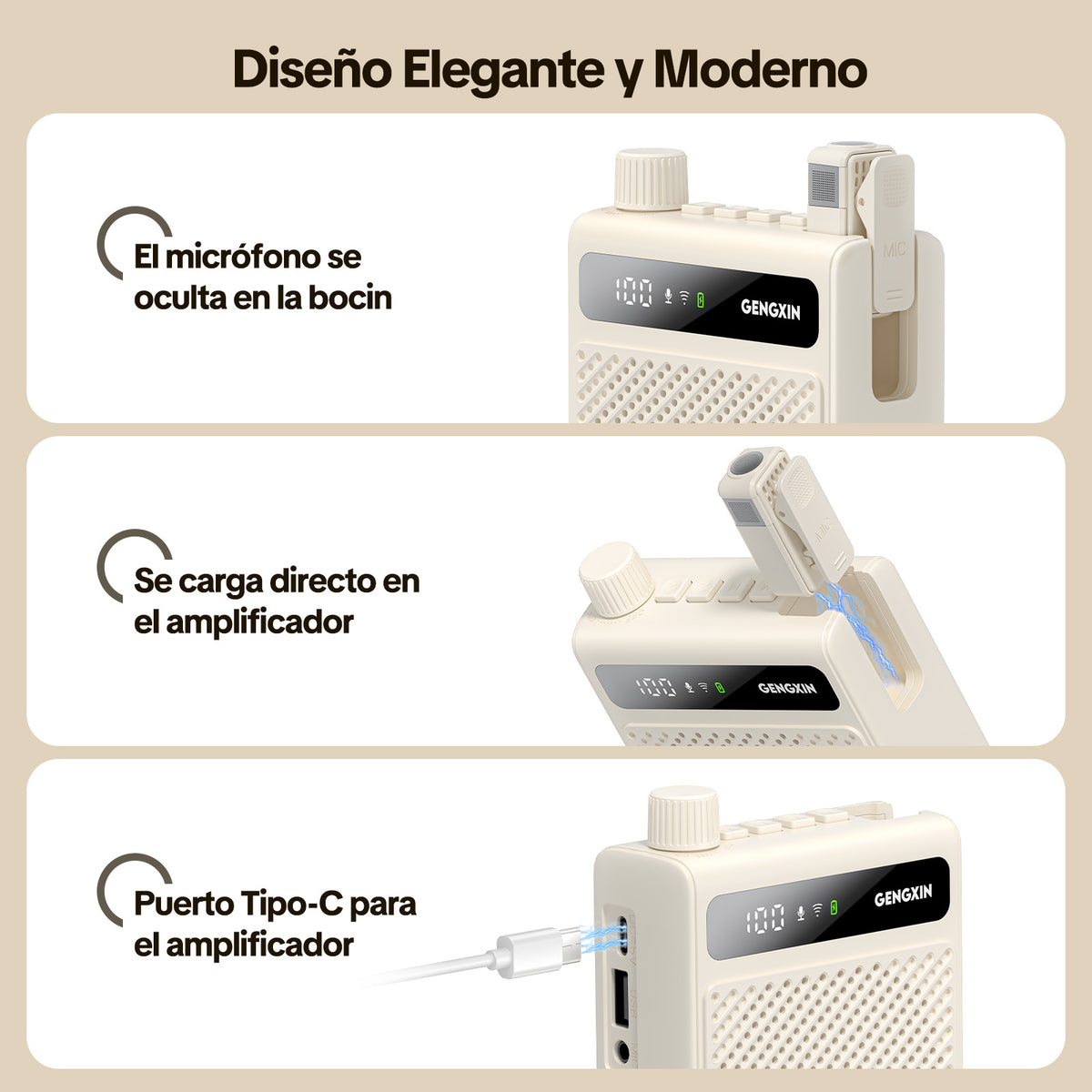 GENGXIN® Bocina Inalambrica GX-B11 - (Sólo para exhibición)