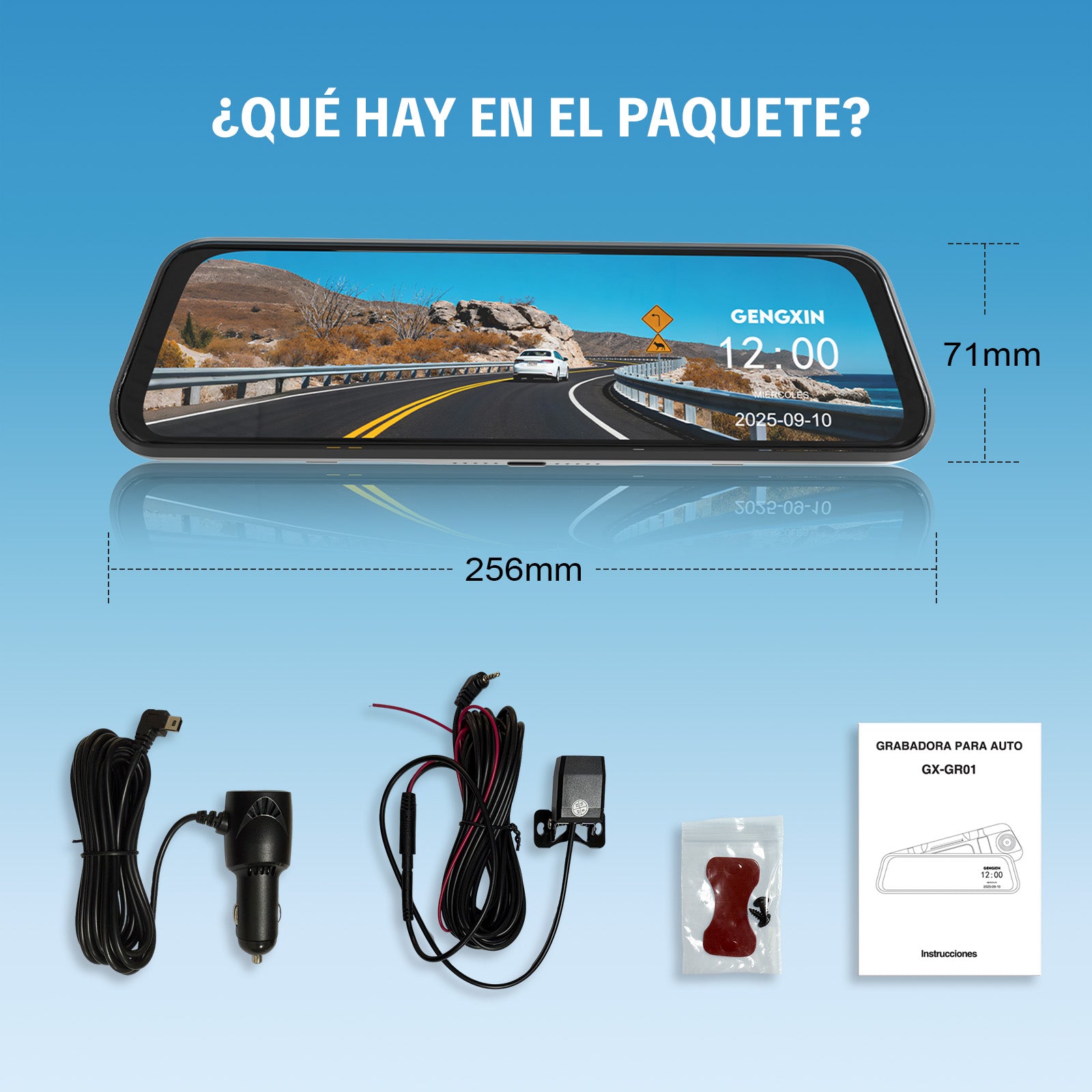 GENGXIN® Grabadora Para Auto-GX-GR01- (Sólo para exhibición)