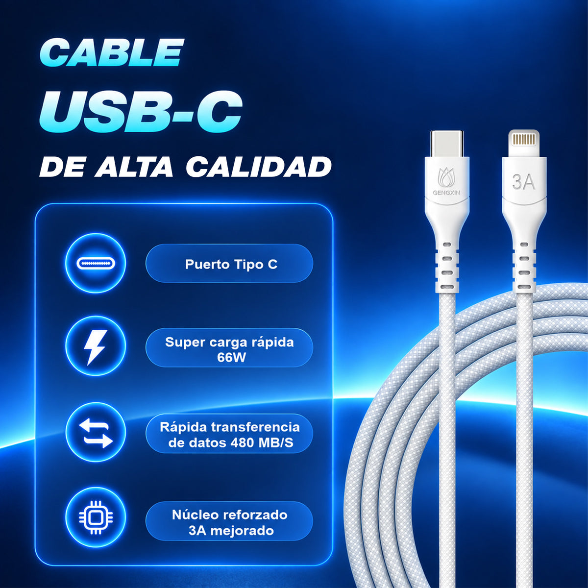 GENGXIN® Cable-GX-151 - (Sólo para exhibición)