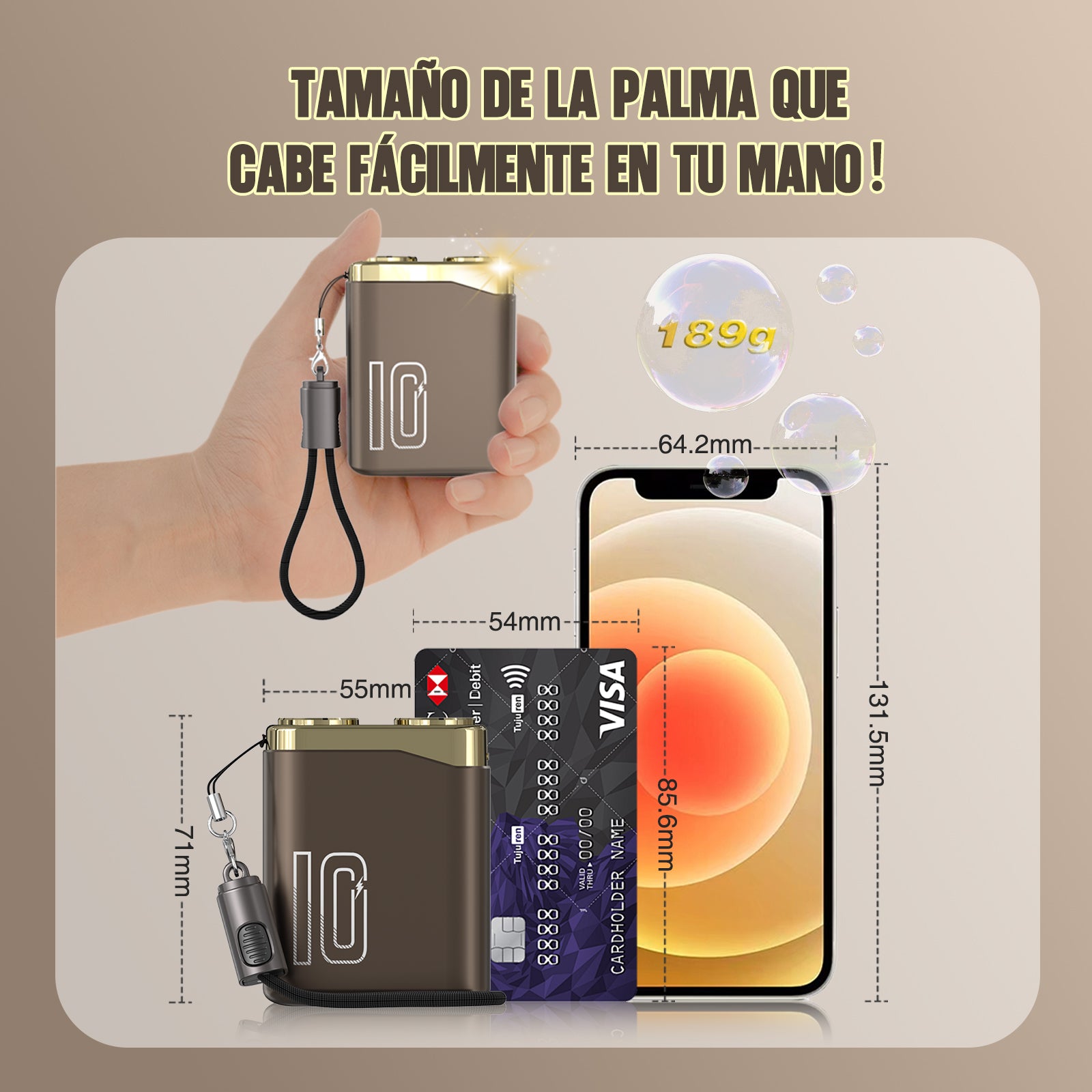 GENGXIN® Powerbank-GX-PD10D - (Sólo para exhibición)