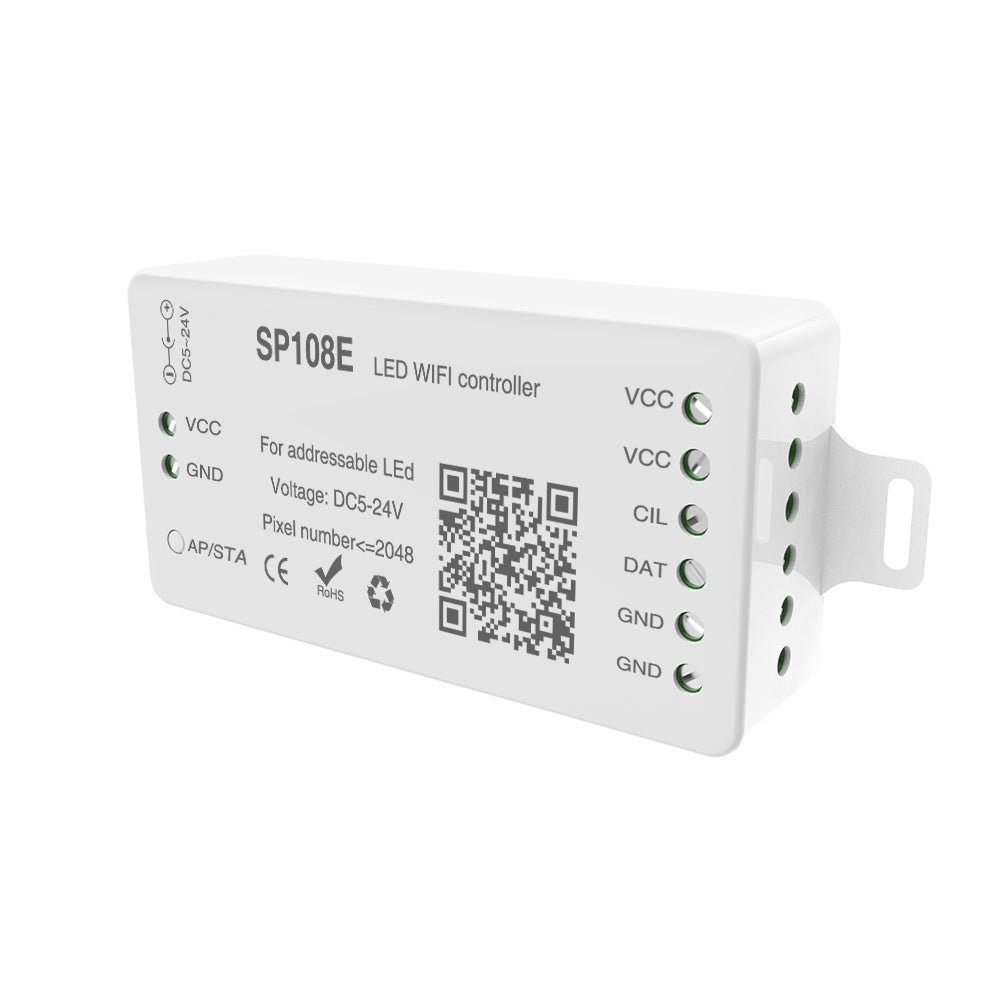 GENGXIN® Controlador 5V A 24V WIFI RAYO--SP108E