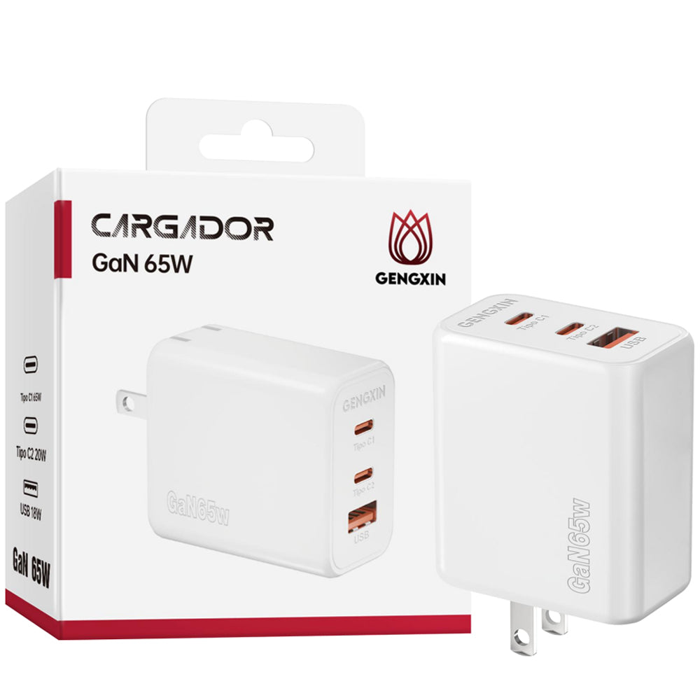 GENGXIN® Cargador-GX-C65A (Sin Cable) - (Sólo para exhibición)
