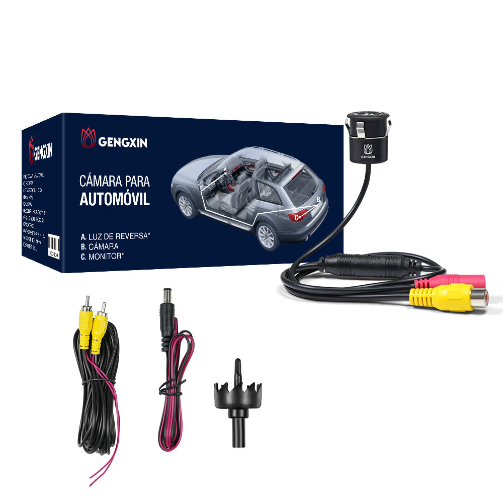 GENGXIN® Camara de Reversa-GX-8LED-IR - (Sólo para exhibición)