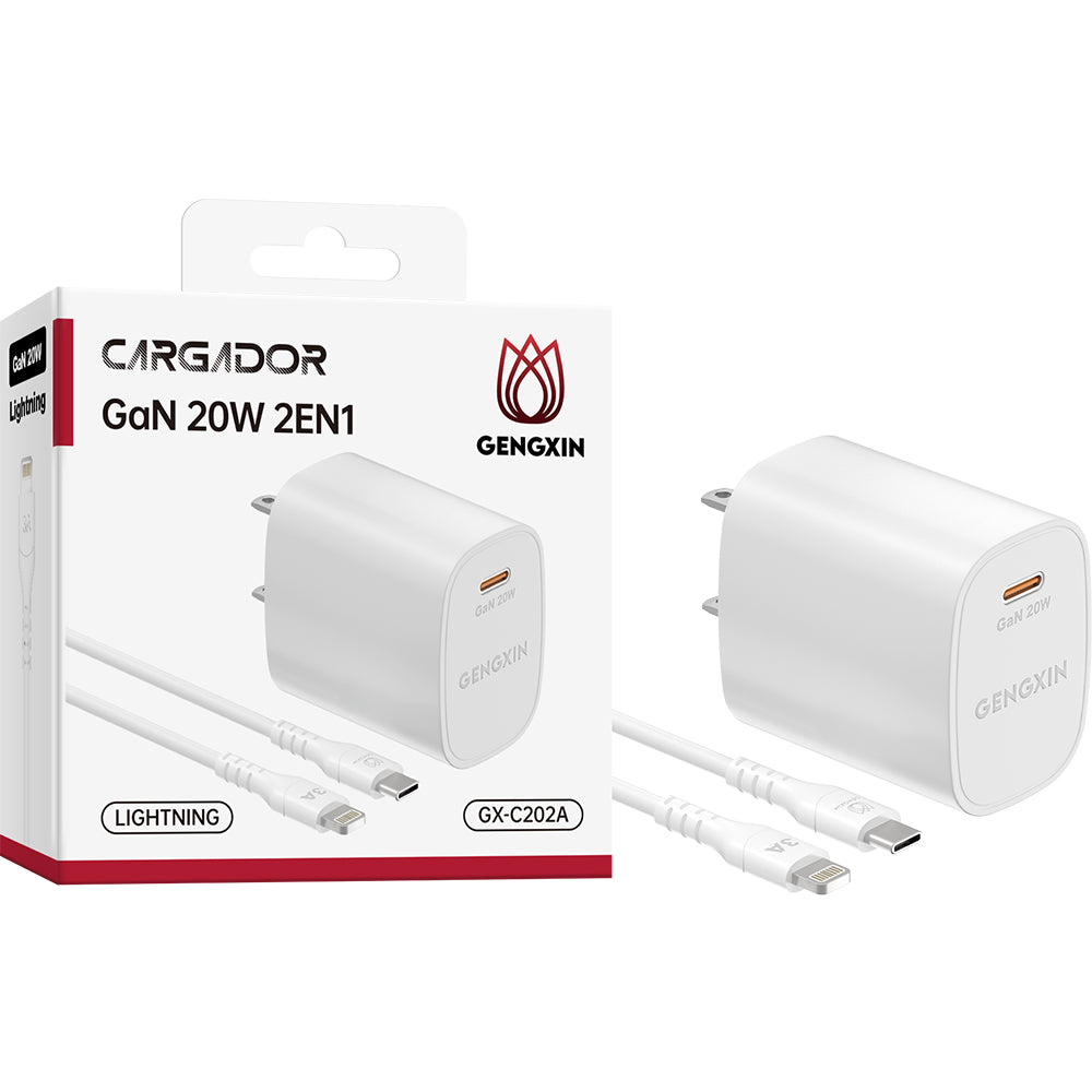 GENGXIN® Cargador-C202A Incluye cable de datos - (Sólo para exhibición)