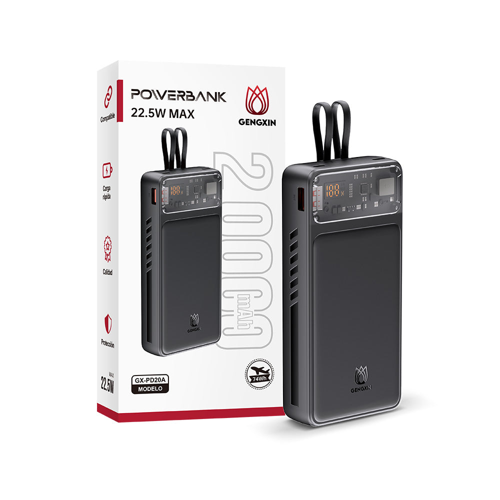GENGXIN® PowerBank-GX-PD10A/PD20A - (Sólo para exhibición)