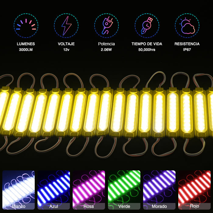 GENGXIN® Módulo LED 9 de 20 pzas, varios colores