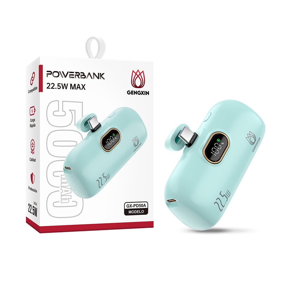 GENGXIN® PowerBank GX-PD50A--5000 mAh - (Sólo para exhibición)
