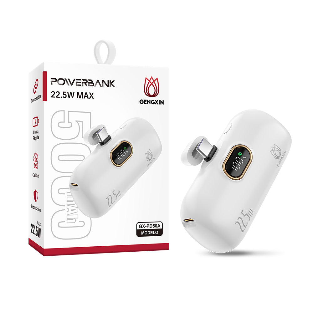 GENGXIN® PowerBank GX-PD50A--5000 mAh - (Sólo para exhibición)