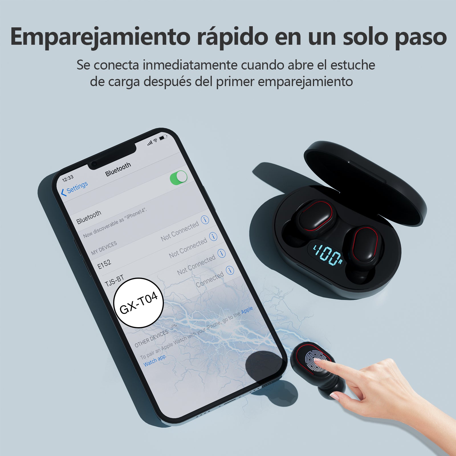 GENGXIN® Audífono Inalambrico GX-T04 - (Sólo para exhibición)