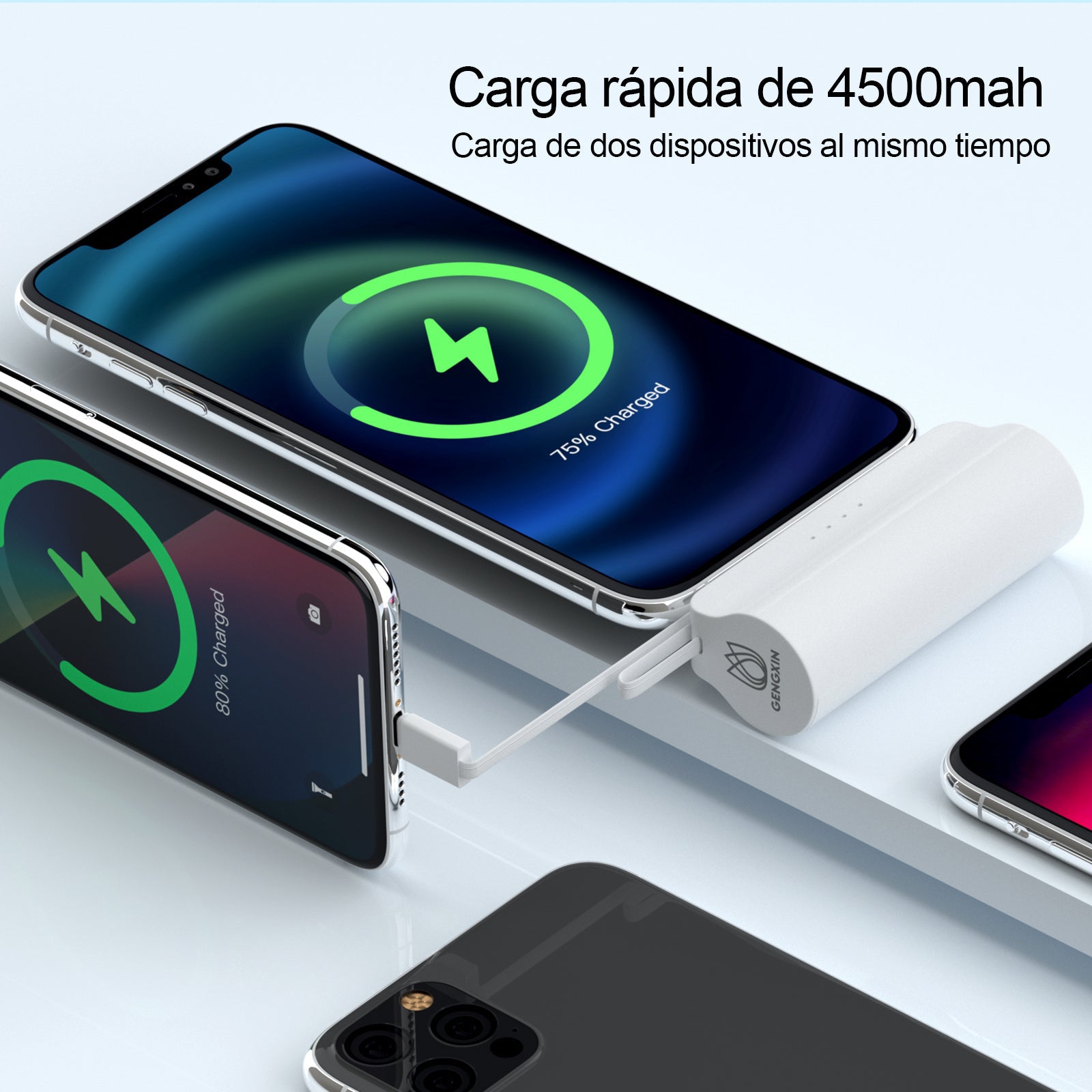 GENGXIN® PowerBank 4500 mAh Carga Rápida Para iPhone - (Sólo para exhibición)