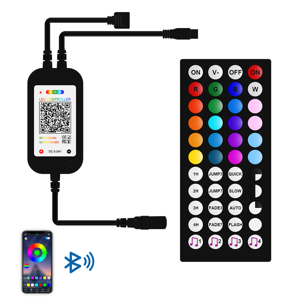 GENGXIN® Controlador APP Bluetooth Tira de LED RGB