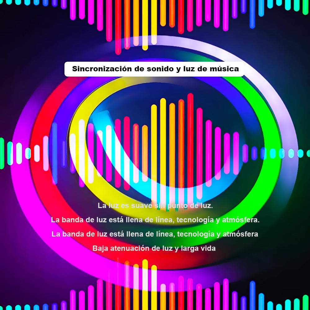 GENGXIN® Tira de LED Flex Neon Rayo 24V 5050/60P 5Mts