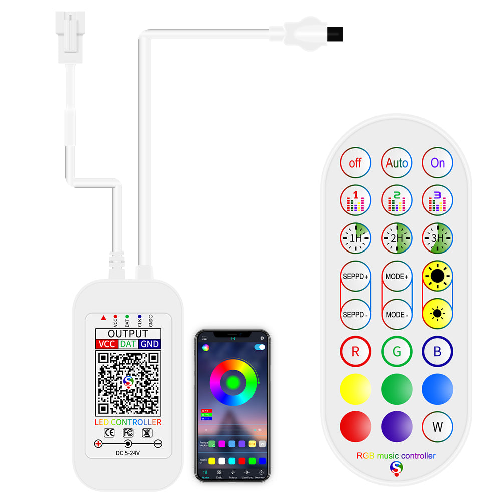 GENGXIN® Controlador APP Bluetooth Tira de LED Rayo
