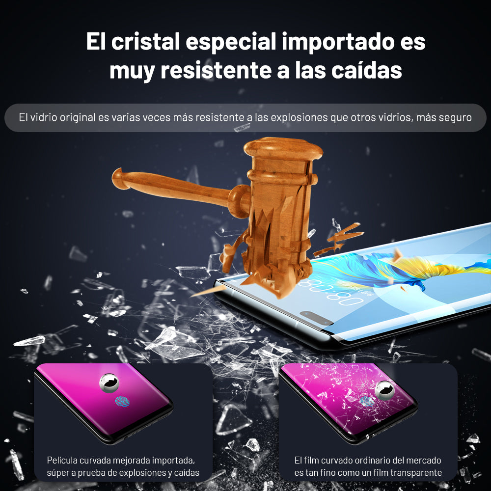 GENGXIN® Mica Curva Completa(Tenga en cuenta el modelo) -10 Piezas - (Sólo para exhibición)