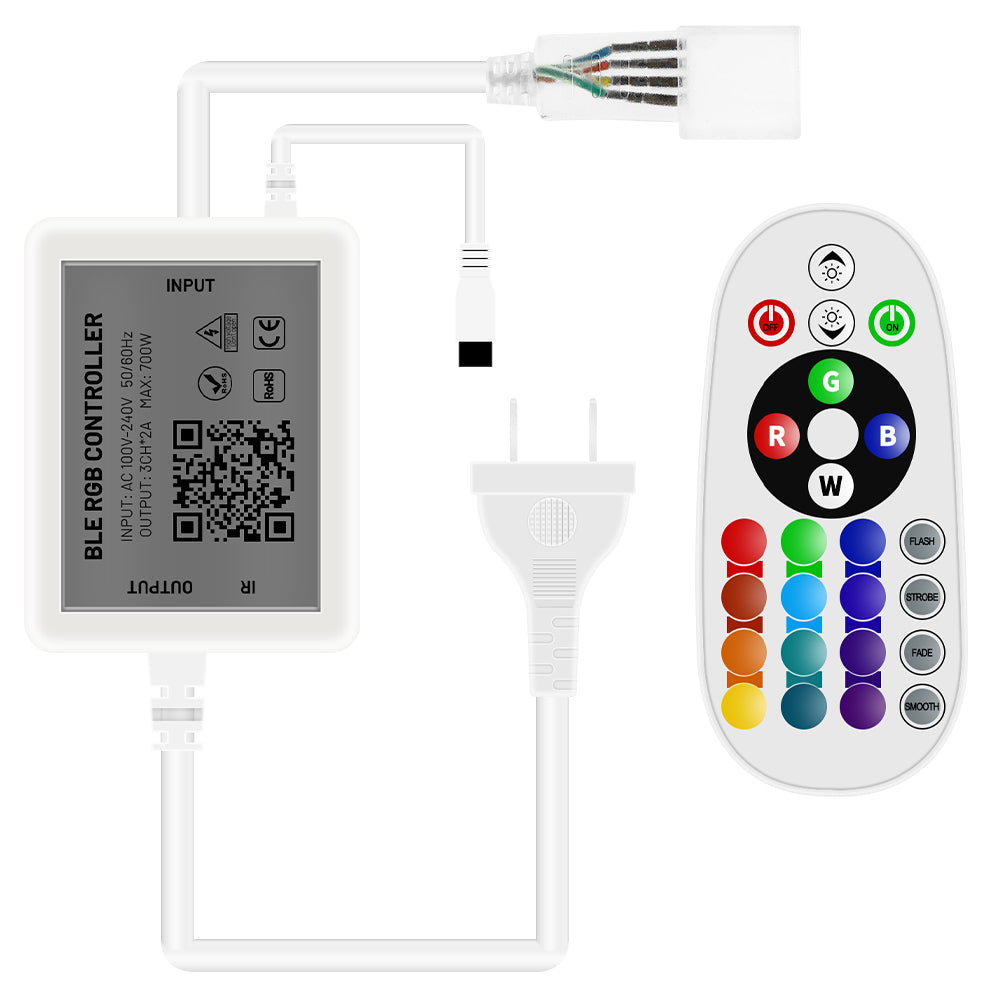GENGXIN® Controlador APP Bluetooth Tira de LED Neon RGB 110V