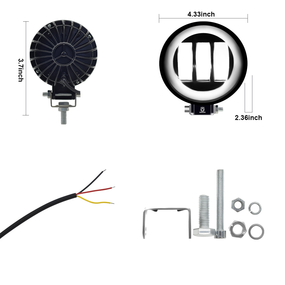GENGXIN® Faro Redondo 3.19 Pulgadas Ángel - GZD 071