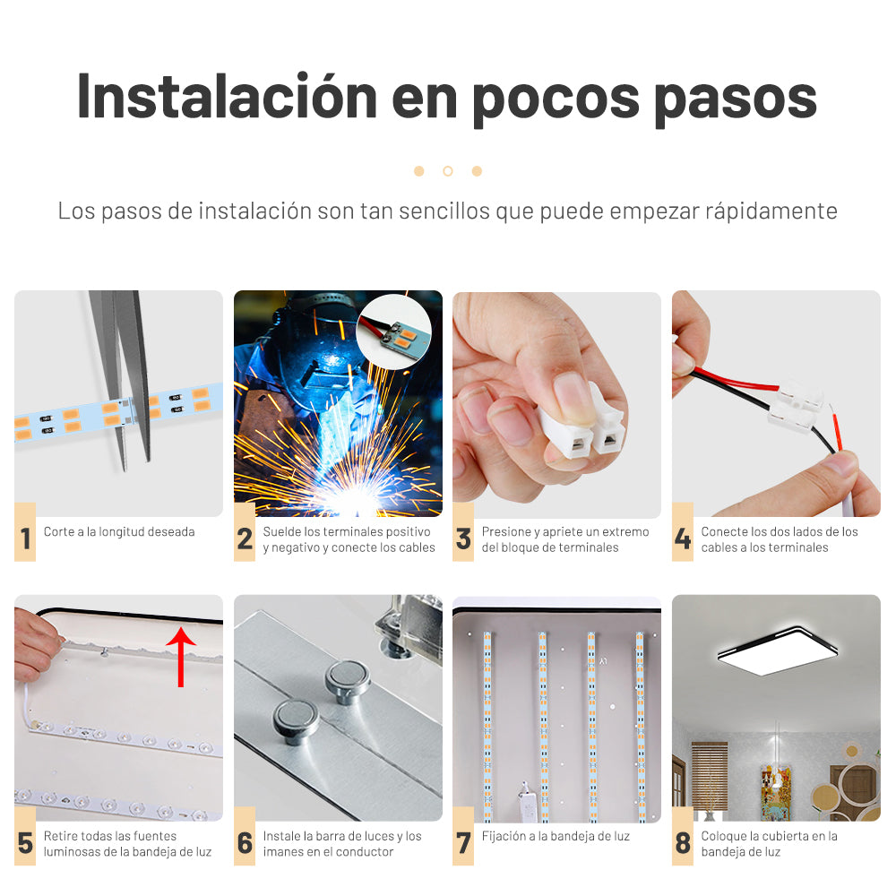 GENGXIN® Tira de LED Rigida 12V 5730/144P 1Mts