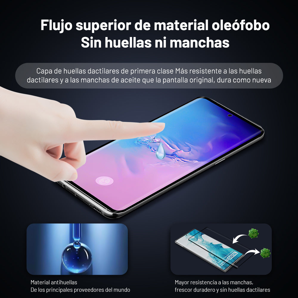 GENGXIN® Mica Curva Completa(Tenga en cuenta el modelo) -10 Piezas - (Sólo para exhibición)