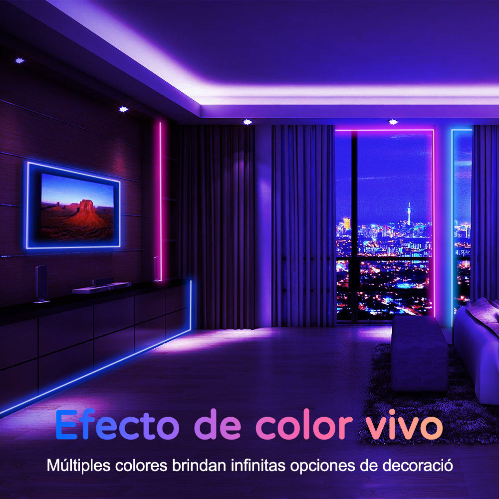 GENGXIN® Tira de LED Flex Neon RGB 110V 3838/72P 25Mts
