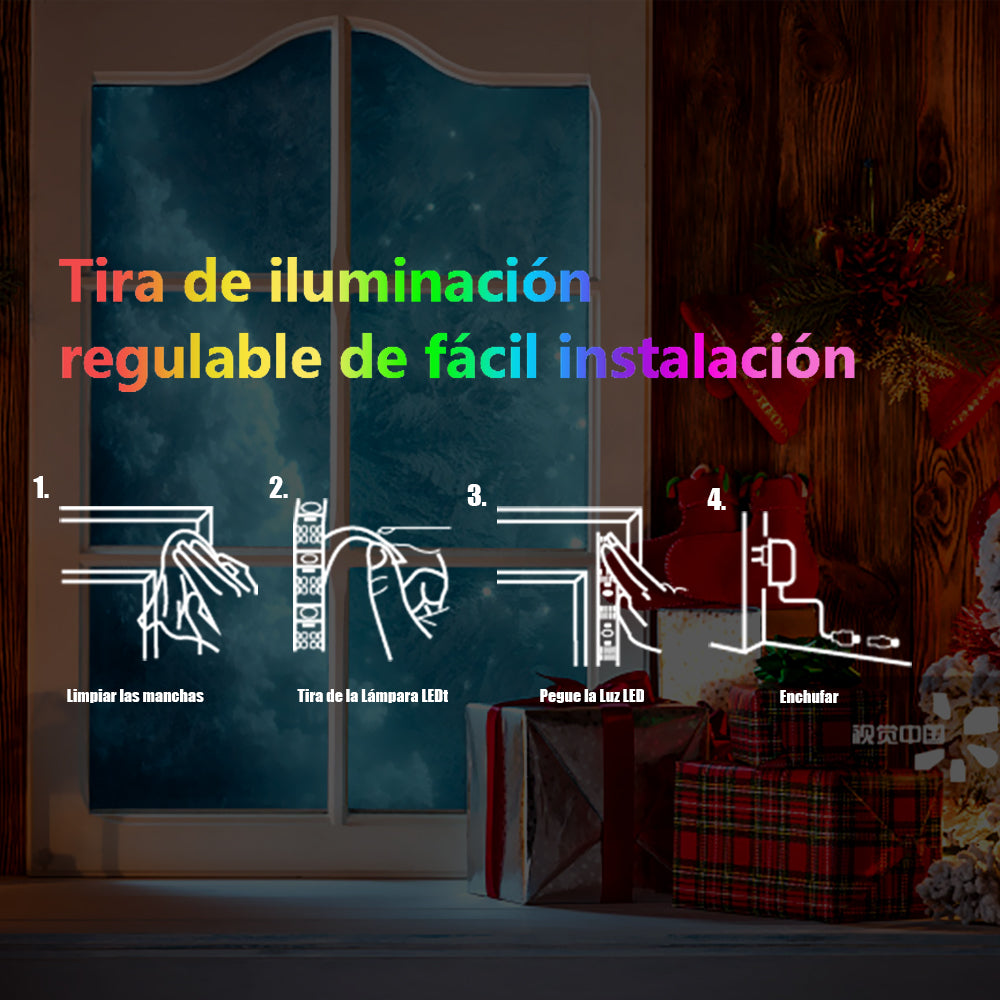 GENGXIN® Tira de LED Flex Rayo 5050/18P 5mts USB