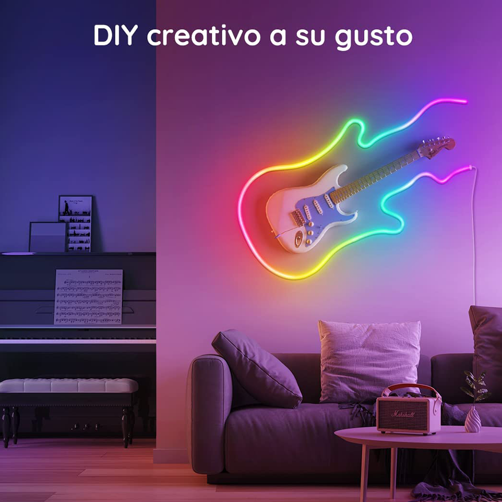 GENGXIN® Tira de LED Flex Neon Rayo 24V 5050/60P 5Mts