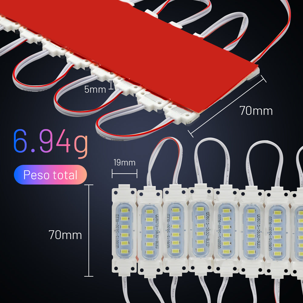 GENGXIN® Módulo LED 4 de 20 pzas ,varios colores