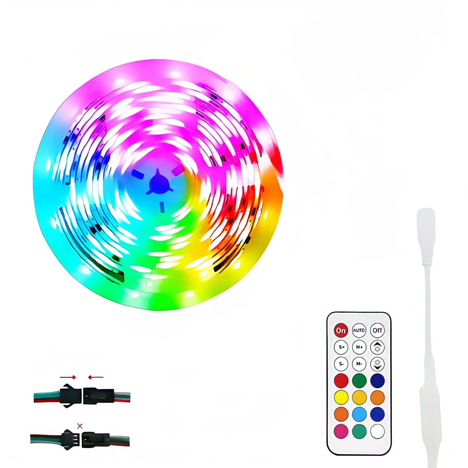 GENGXIN® Tira de LED Flex Rayo 12V 5050 30P/60P 5mts