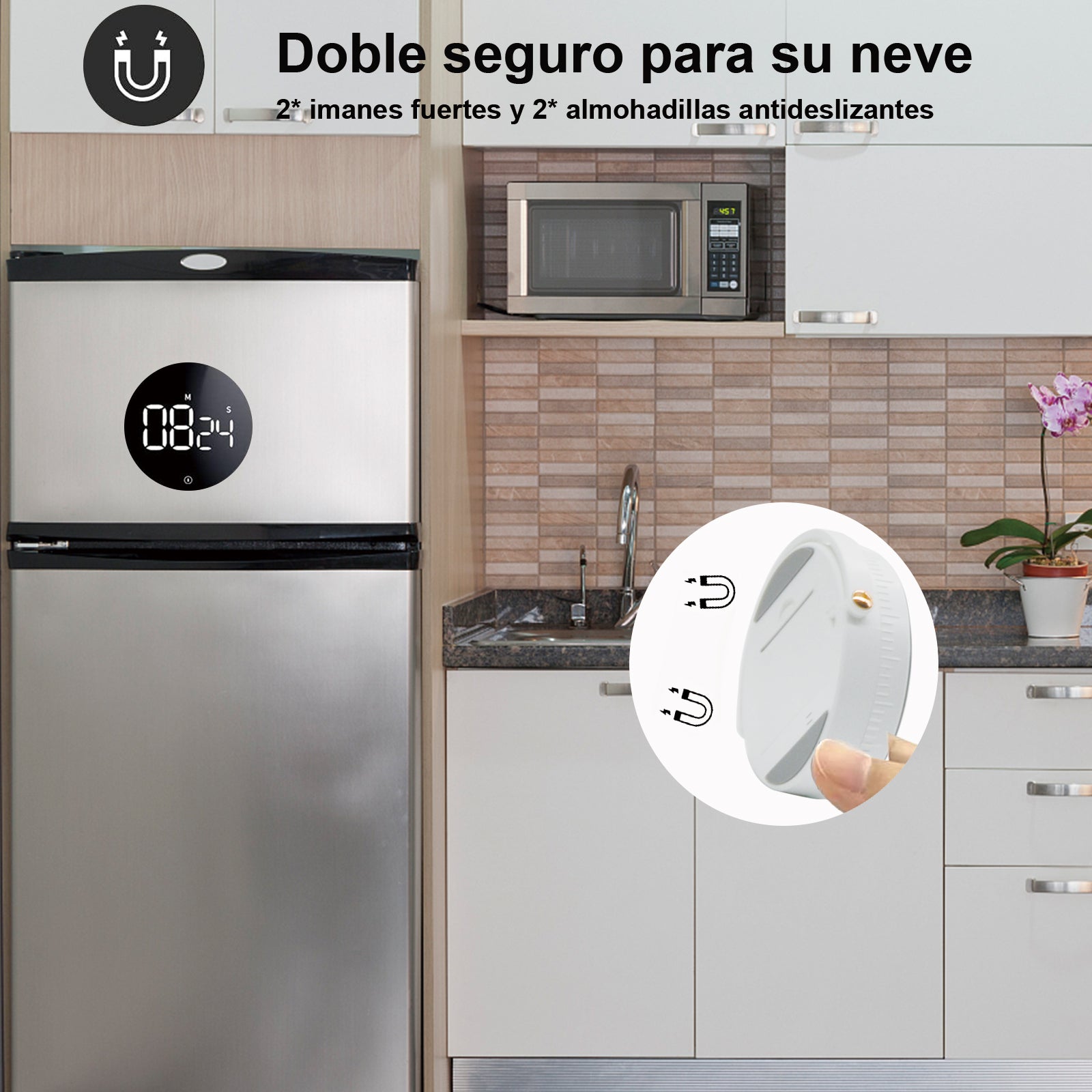 GENGXIN® Soporte magnético Nuevo temporizador digital