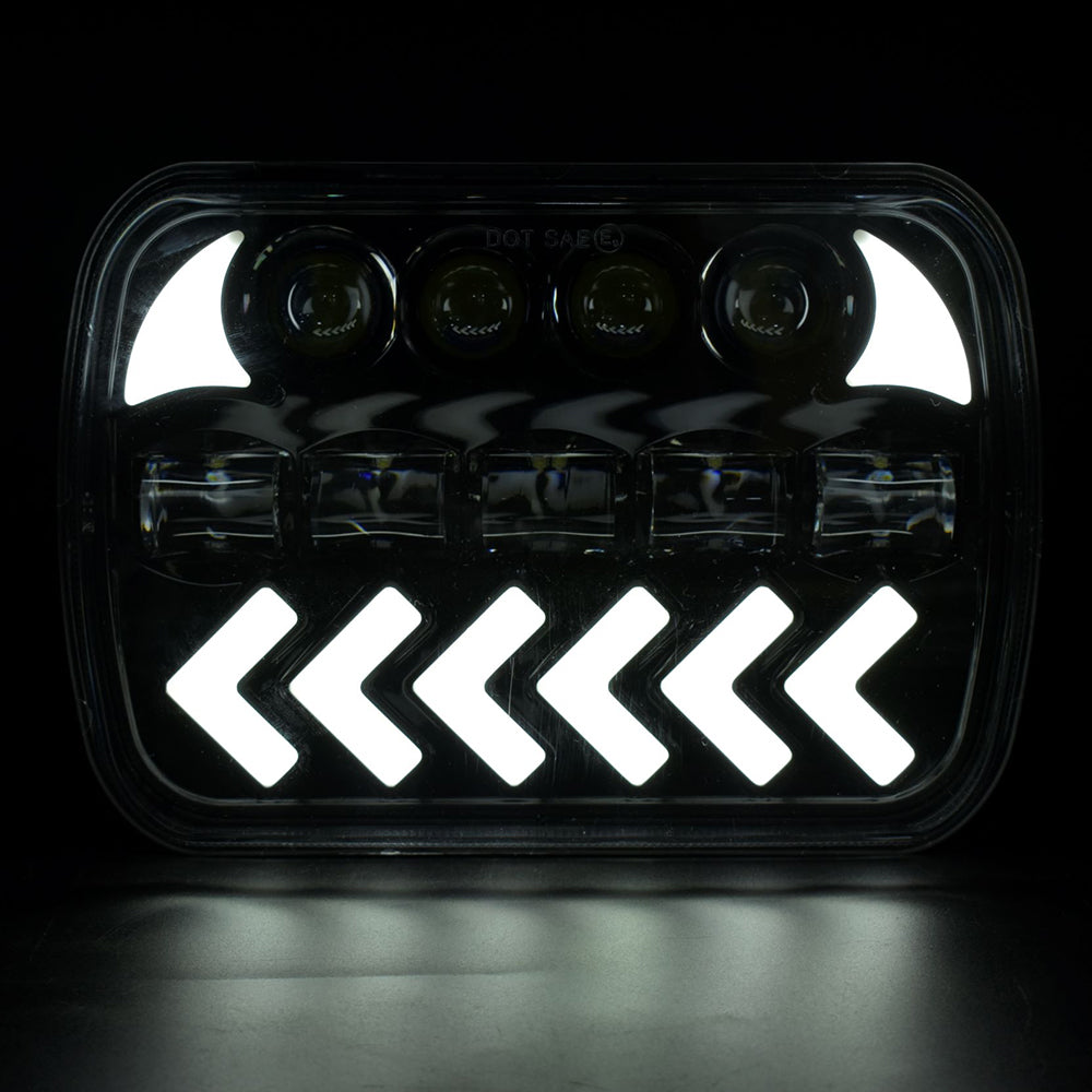 GENGXIN® Faro Rectangular - GZD 132 - (Sólo para exhibición)