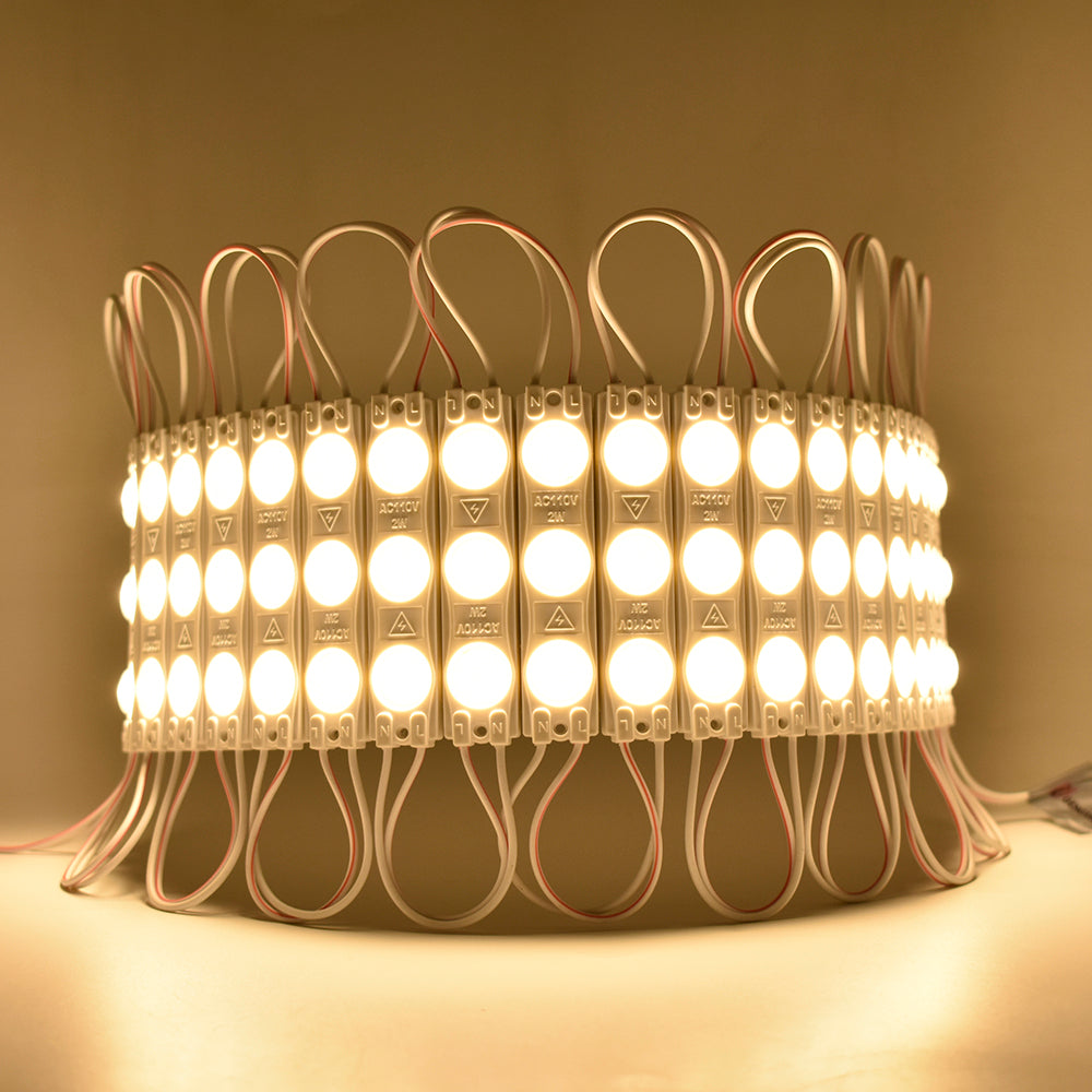 GENGXIN® Módulo LED 110V 2 de 20 pzas, varios colores